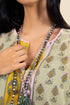 Tunic dress in printed cotton gauze with side slits